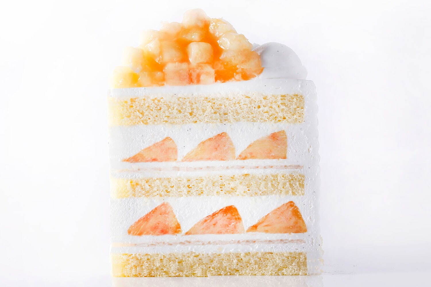 ホテルニューオータニ大阪,ホテルニューオータニ 東京,ホテルニューオータニ幕張「新エクストラスーパーピーチショートケーキ」