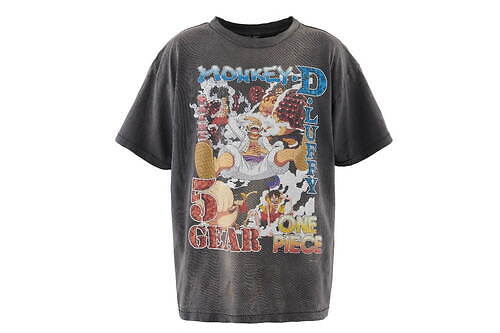 セント マイケル×アニメ『ONE PIECE』“ルフィの進化”を捉えたコラボTシャツ