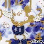 セイコー「ディズニー創立100周年」限定の絵皿時計、ミッキー