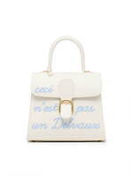 デルヴォー“ルネ・マグリット”のアート着想バッグ、りんごのレザーポーチ＆刺繍を配したハンドバッグ｜写真6