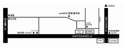 unobilie表参道本店 地図(map)画像