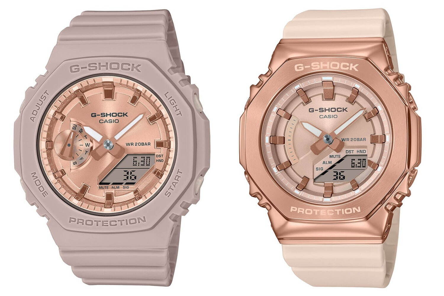 G-SHOCK「パワーピンク」ウオッチ、青みピンクやヴィヴィッド