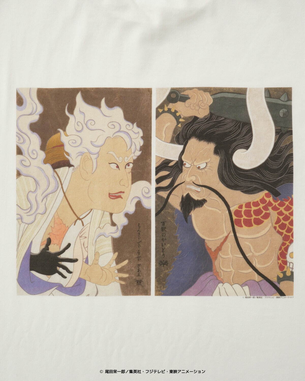 アニメ『ONE PIECE』コラボTシャツ「GEAR5」状態のルフィの