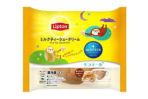 リプトン紅茶のミルクティーシュークリーム、“紅茶風味”際立つゼリー&ミルクティークリーム入り|写真4