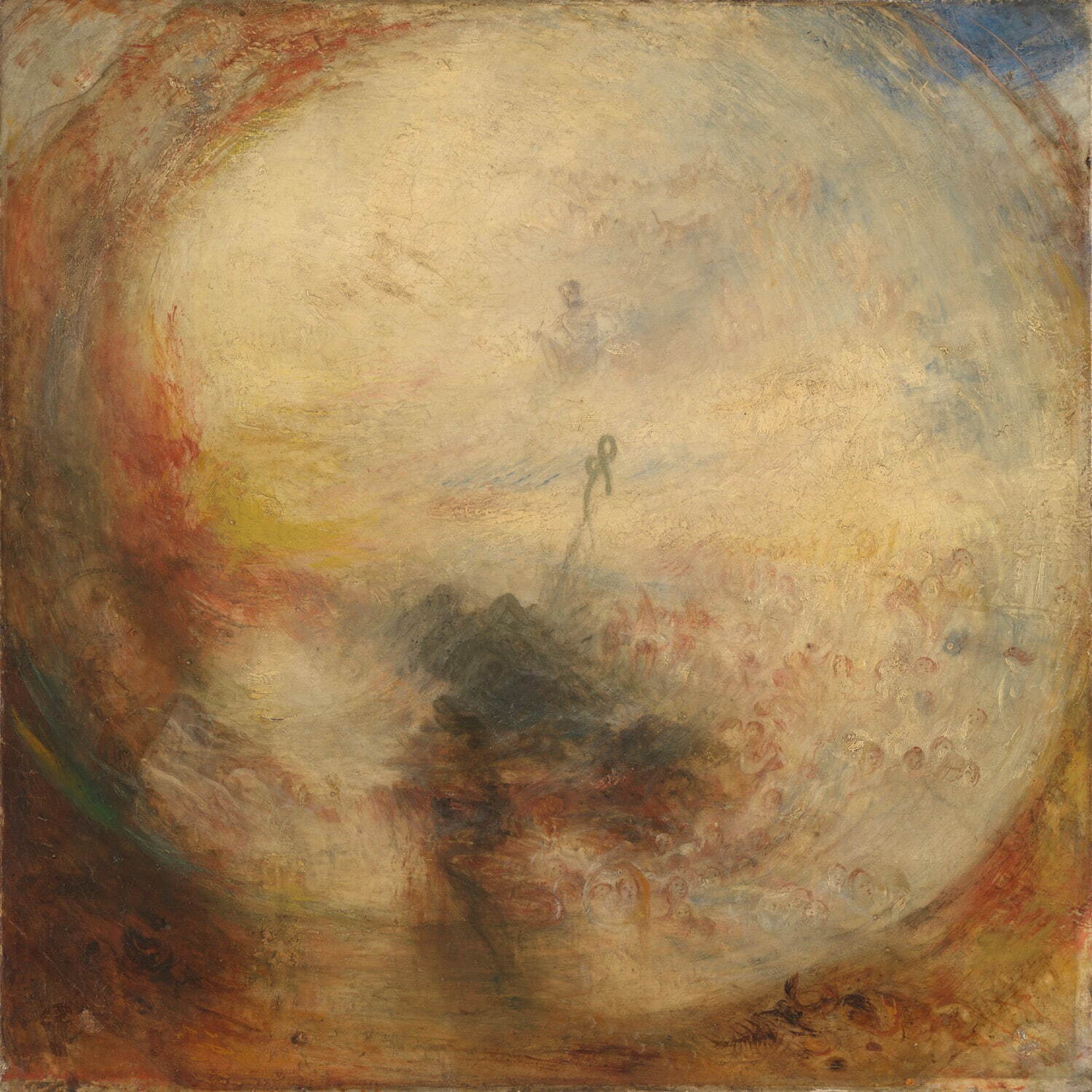ジョゼフ・マロード・ウィリアム・ターナー 《光と色彩(ゲーテの理論) ──大洪水の翌朝── 創世記を書くモーセ》
1843年出品　Photo: Tate