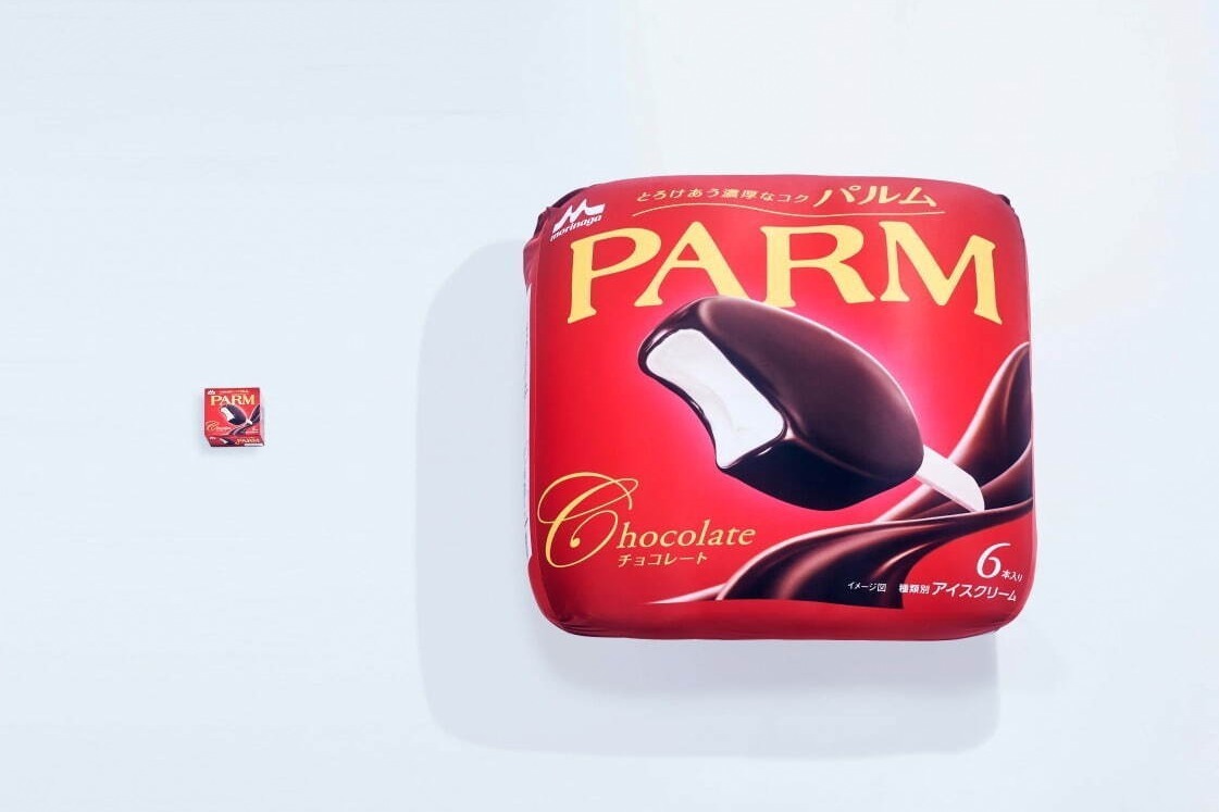 パルム(アイス)｜森永乳業「パルム」が巨大ヨギボーに！パッケージ935箱分のヨギボーに座りアイスを食べる無料イベント