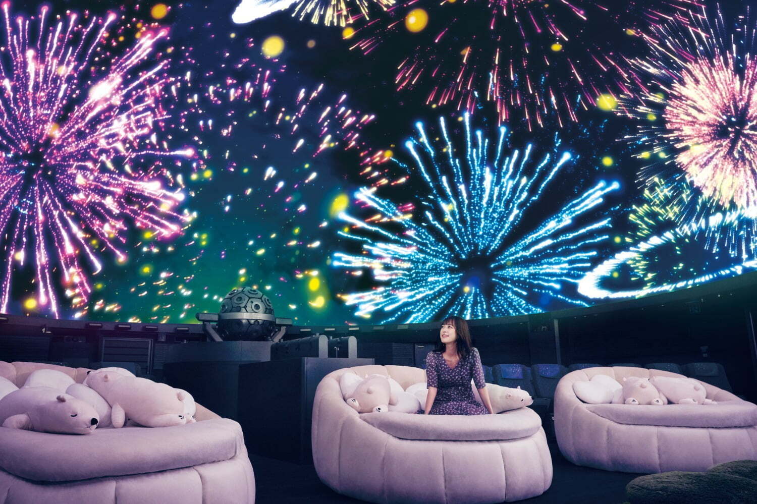 コニカミノルタプラネタリウム天空 in 東京スカイツリータウン,コニカミノルタプラネタリウム満天 in Sunshine City,コニカミノルタプラネタリアYOKOHAMA,コニカミノルタプラネタリアTOKYO,コニカミノルタプラネタリウム満天NAGOYA「花火ウェルカムドーム」