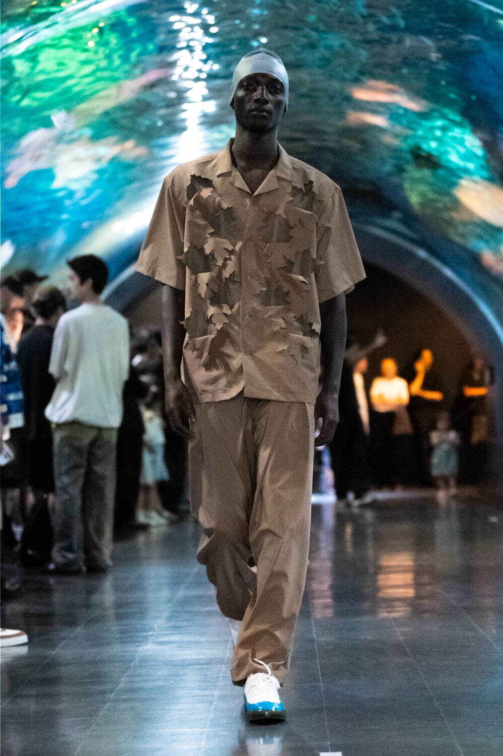 ヨウジヤマモト アール クロス レザー 本革 トング サンダル シューズ シンプル メンズ Lサイズ A.A.R Yohji Yamamoto 靴 DF11688■
