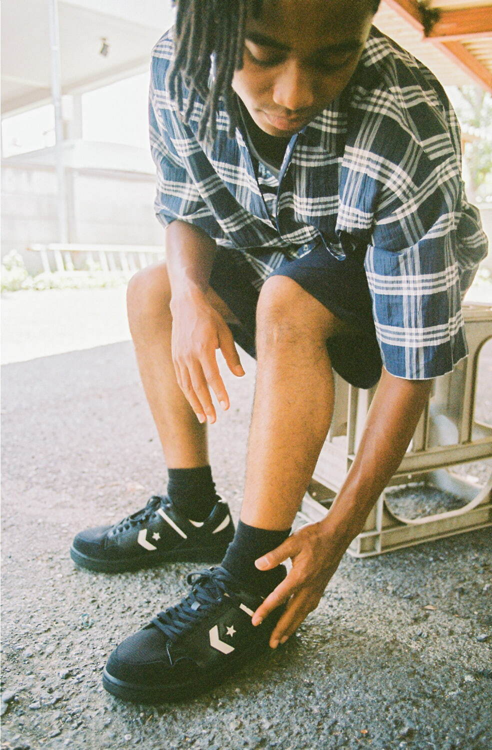 コンバース スケートボーディング×テンボックスのスニーカー「ウエポン SK」メッシュ異素材アッパーで｜写真33