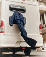 リフォメッド新作、“現場服”テーマのリネン素材ジャンプスーツ - 1LDK アネックス別注｜写真5