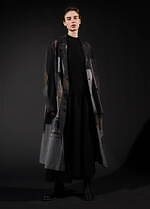 Y's 23年秋冬新作ウェア、パッチワーク風ロングコートや“リメイク風”ワイドデニムなど｜写真3