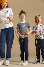 プチバトー×長場雄“親子”モチーフの大人＆キッズTシャツ、擬人化したヨットの帆をプリント｜写真9