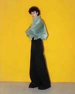 カナコ サカイの23秋冬新作、“ムラ染めモヘアシャギー”のボンバージャケット＆ロングコート｜写真1