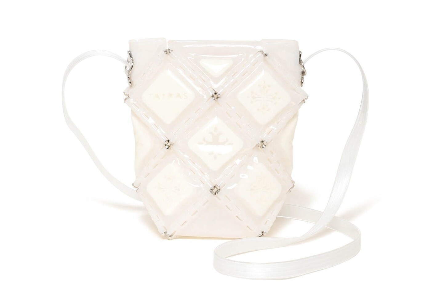 タトラス×ゴジュウニ バイ ヒカルマツムラ“ダウン”着想、クッションを埋め込んだコラボバッグ