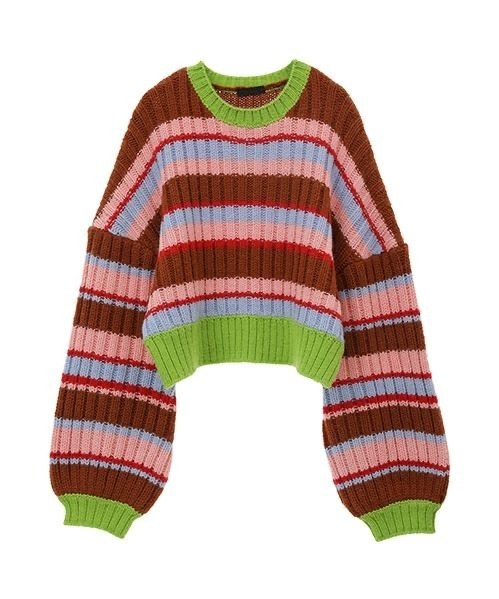 MULTI BORDER KNIT 17,050円