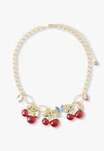 アナ スイ新作“チェリー”モチーフのジュエリー、揺れる蝶や葉を飾ったネックレスやリング｜写真13