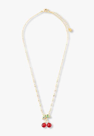 アナ スイ新作“チェリー”モチーフのジュエリー、揺れる蝶や葉を飾ったネックレスやリング|写真3