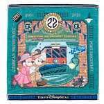 東京ディズニーシー開園22周年グッズ、エレクトリックレイルウェイを描いたタオル＆ぬいぐるみバッジ｜写真17