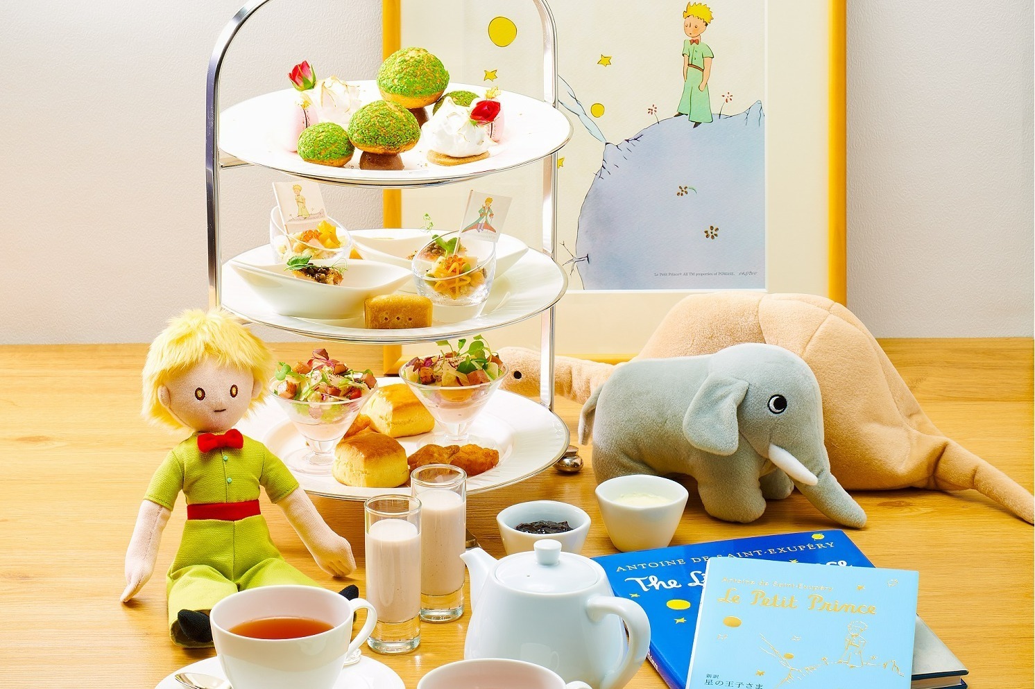 オリーブオイル｜帝国ホテル 大阪「星の王子さまアフタヌーンティー」“旅する惑星”マカロンや“バオバブの木”シュー