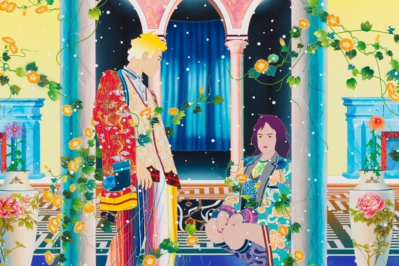 美術館｜松山智一の大規模個展、弘前れんが倉庫美術館で - “東西のイメージのコラージュ”絵画や彫刻が一堂に