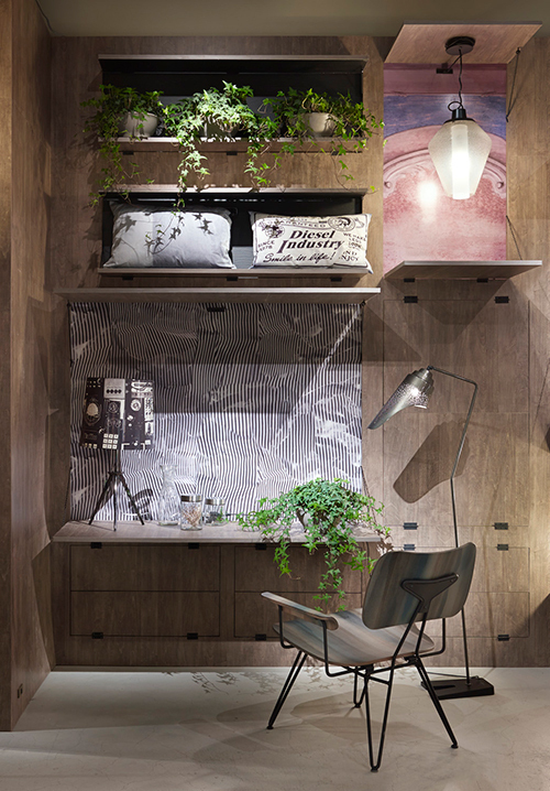 ディーゼル、渋谷でインテリアのインスタレーション - 建築家・岡田公彦による空間演出 | 写真