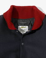 エンジニアド ガーメンツ×米アルビオンのバーシティジャケット、オリーブ・ネイビー・グレーの別注色で｜写真8