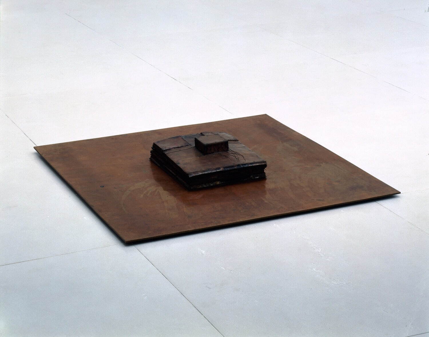 若林奮 《100粒の雨滴I》 1976年
銅、鉄、真鍮 12.6×100.0×100.0cm 豊田市美術館蔵
©︎WAKABAYASHI STUDIO