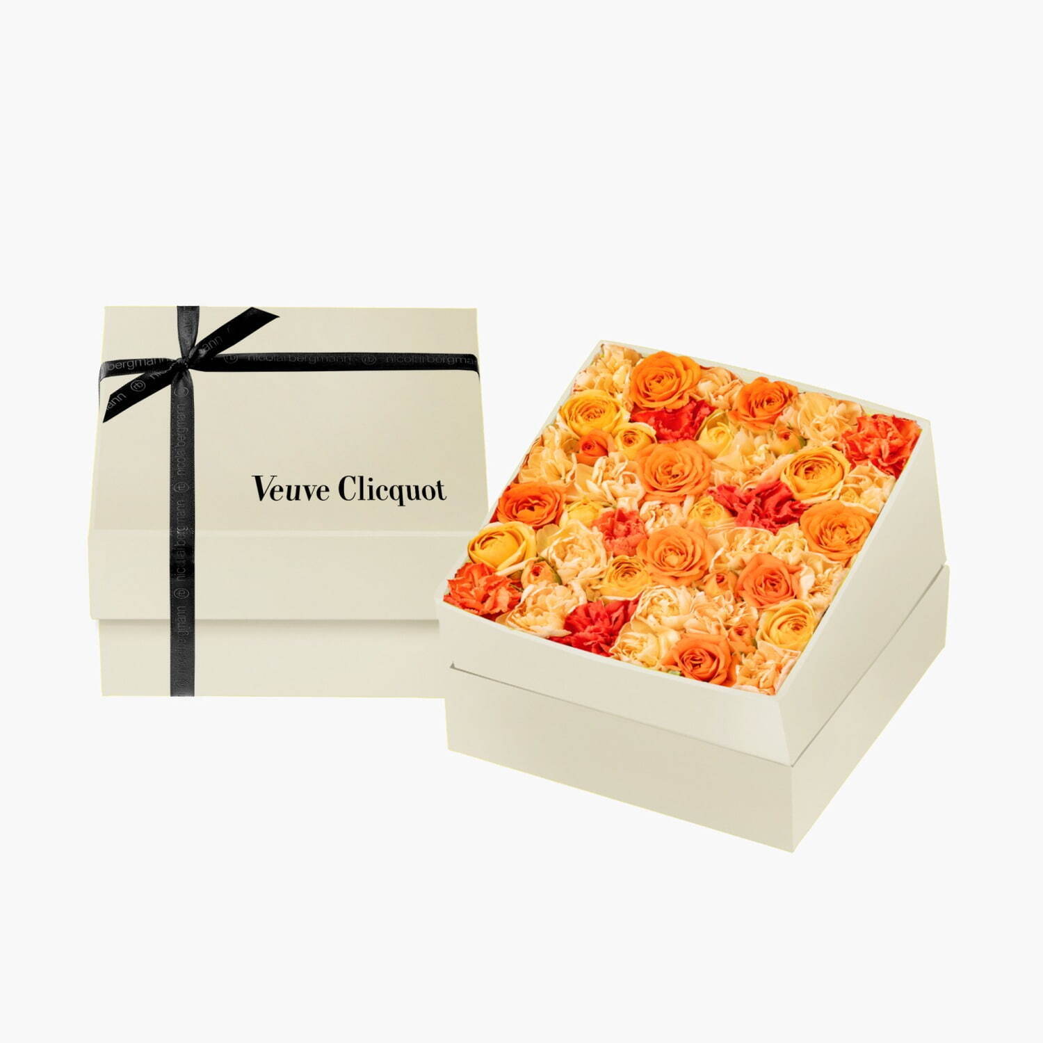 ヴーヴ・クリコ ×ニコライ バーグマン フラワーズ & デザインオリジナル フレッシュフラワーボックス 8,690円