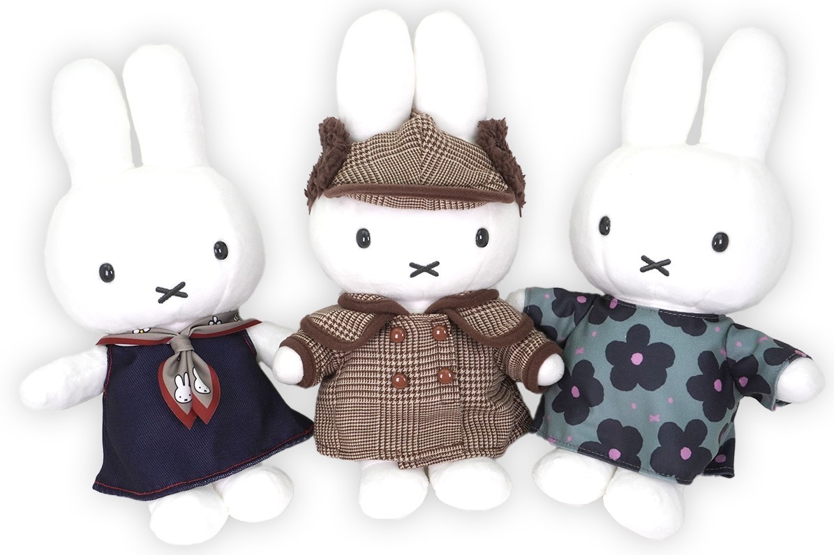 miffy 有楽町 ポップアップ グレンチェックコート ミッフィー ぬいぐるみ