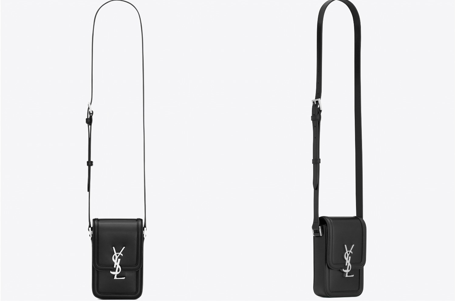 サンローラン人気ショルダーバッグ「ソルフェリーノ」に新ミニサイズ、YSLロゴ×ブラックレザー