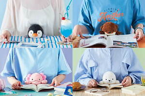 “姿勢を支える”ぬいぐるみ「ふんばるず」机に挟むだけでOK！ペンギンやアザラシなど新モチーフ｜写真1