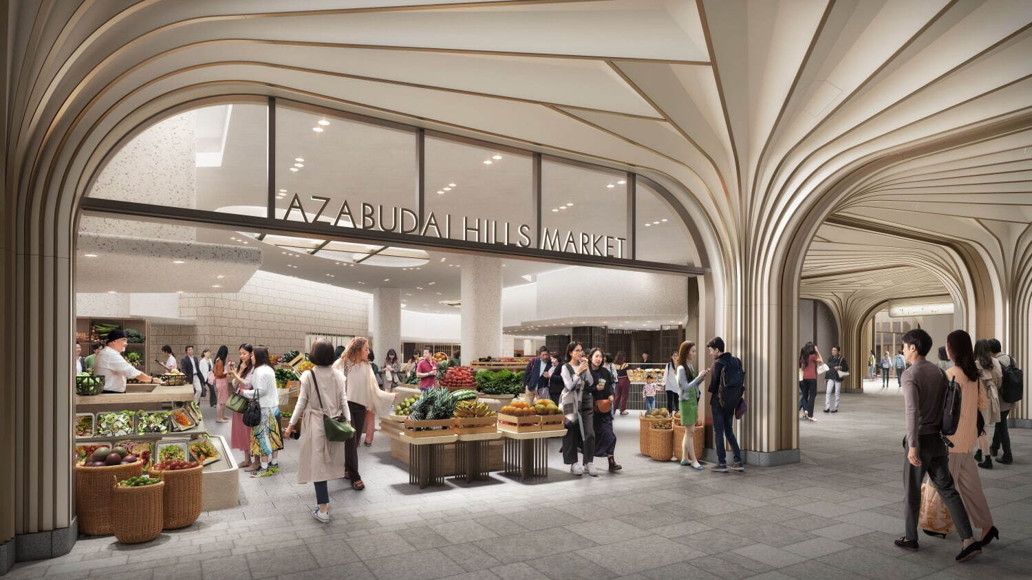 フードマーケット
ⒸDBOX for Mori Building Co., Ltd. - Azabudai Hills