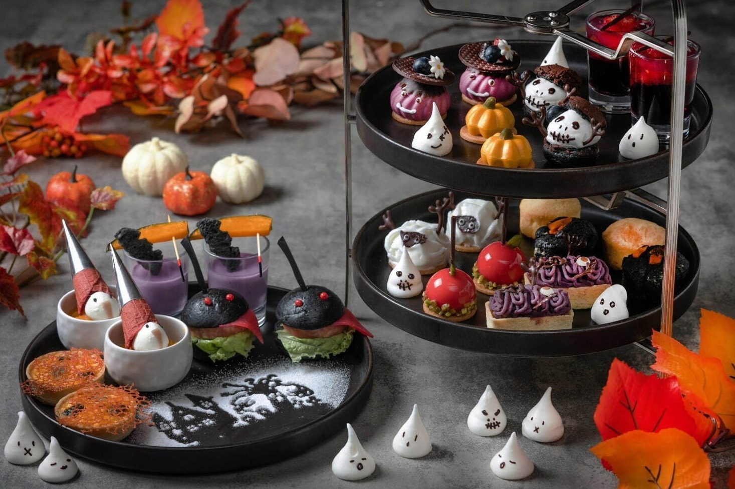 ぶどう｜ザ・プリンス パークタワー東京のハロウィンアフタヌーンティー、おめかししたオバケスイーツ