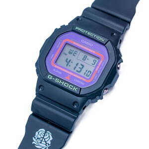 G-SHOCK×平井大“バラモチーフ”入り腕時計「DW-5600」淡いカラー