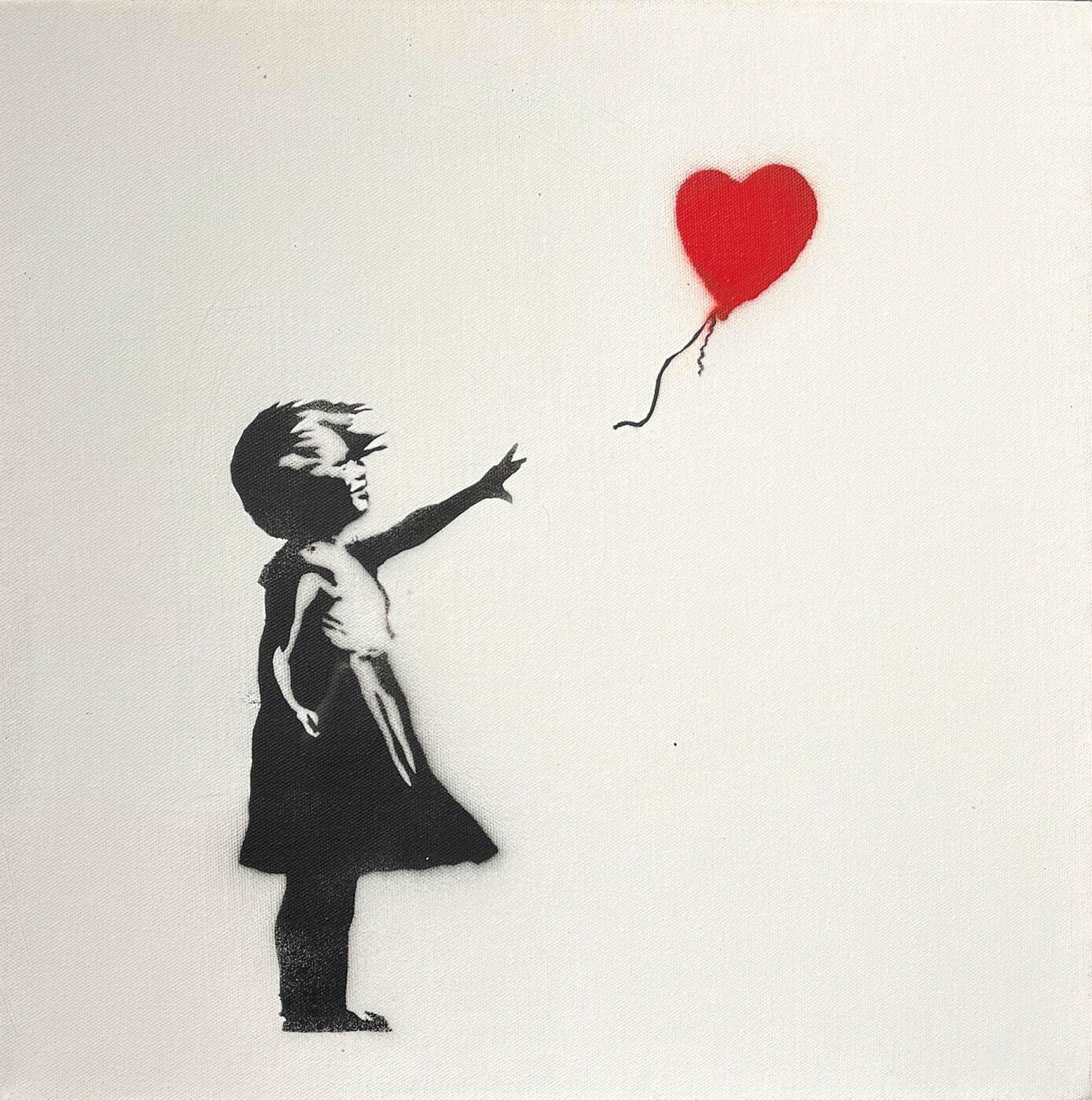 BANKSY《Girl With Balloon》2004年 Photo by © MUCA / wunderland media