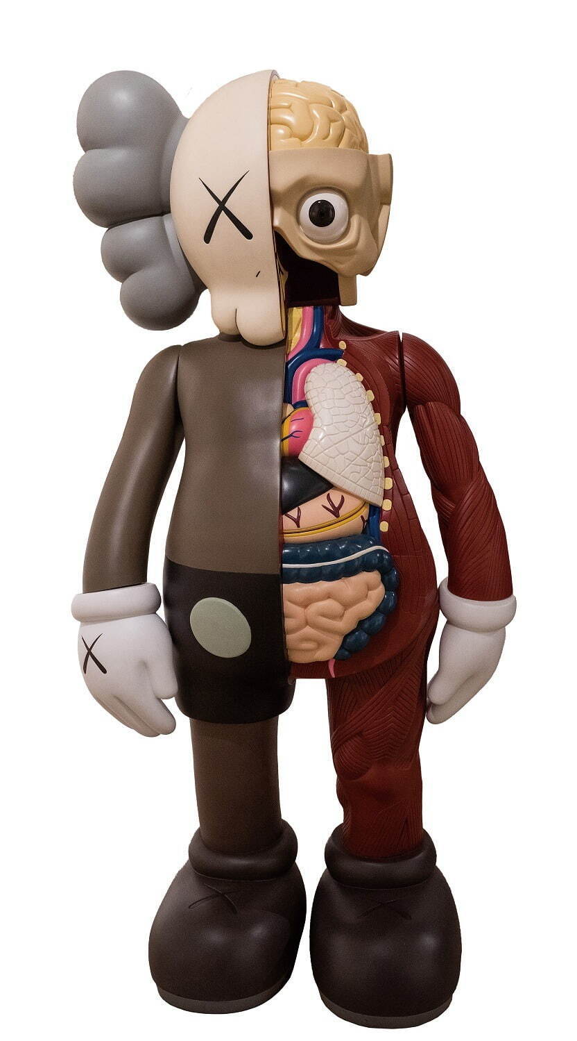 KAWS《4ft Companion [Dissected Brown]》2009年 Photo by © MUCA / wunderland