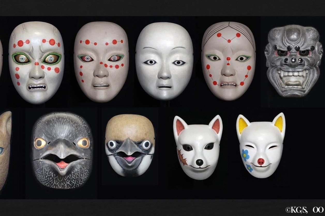 講演会｜「能 狂言『鬼滅の刃』」展が横浜能楽堂で - 公演で使用した50点以上の面や装束、小道具を展示