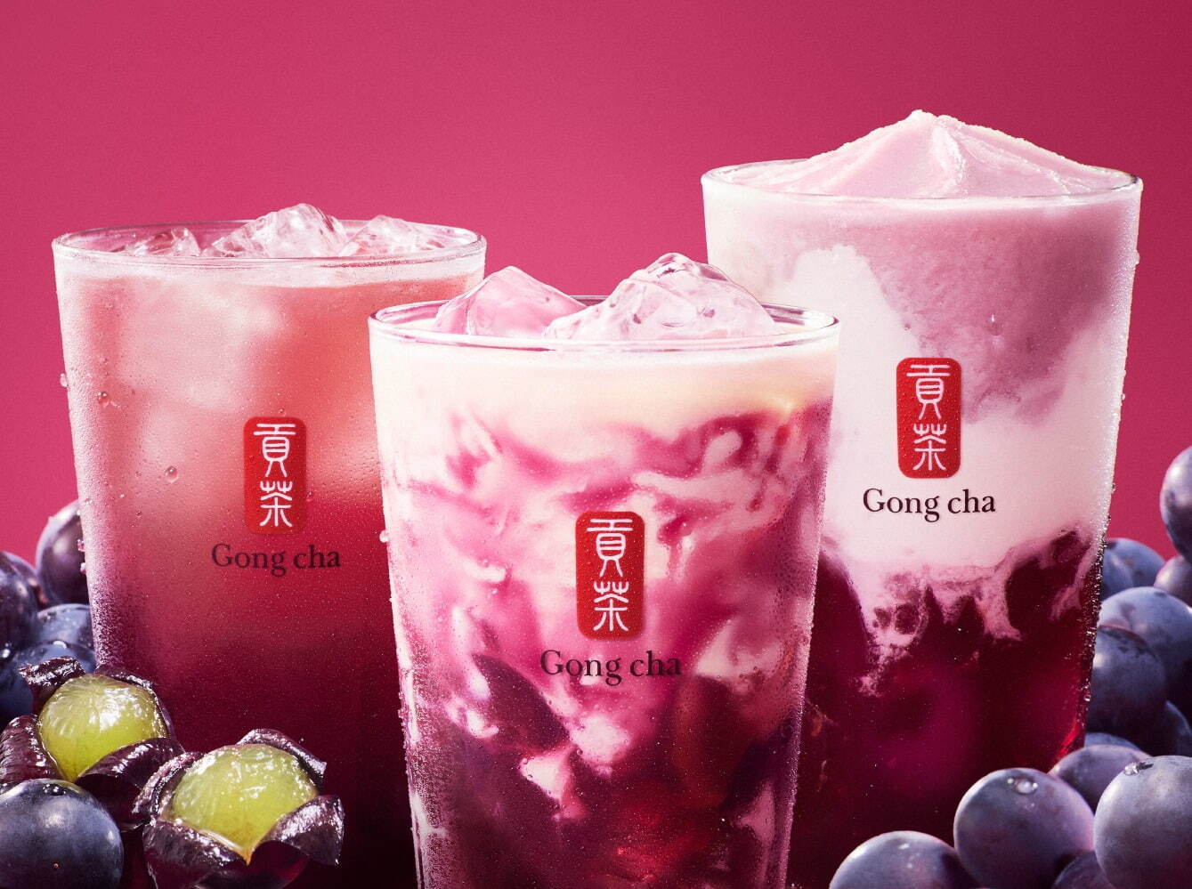 ゴンチャ(Gong cha) じゅわっと巨峰｜写真1