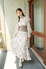 スナイデル23年秋新作、繊細レースのキャミワンピ＆ふわふわシャギーニットカーディガン｜写真9