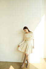 スナイデル23年秋新作、繊細レースのキャミワンピ＆ふわふわシャギーニットカーディガン｜写真2