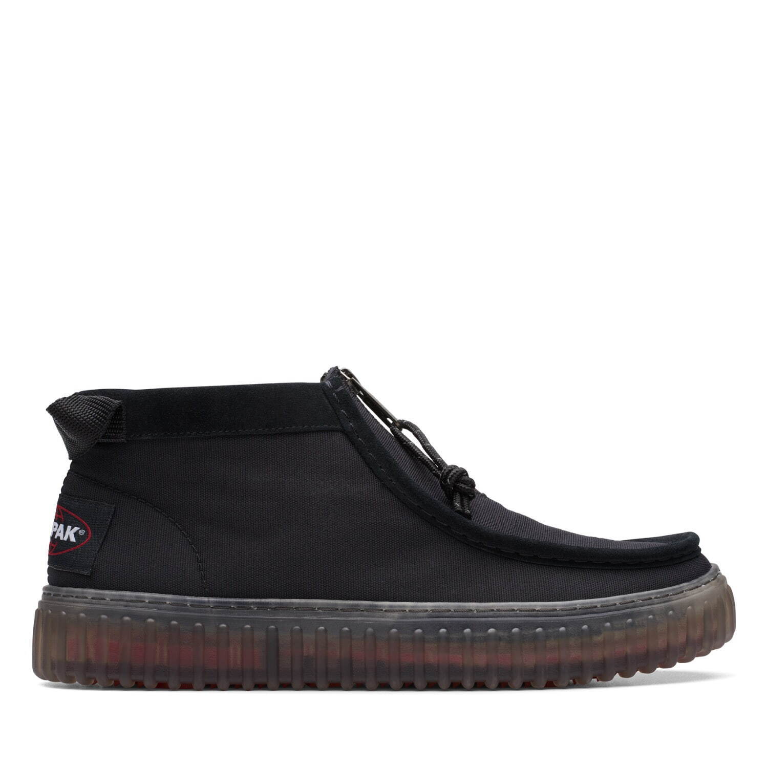 Clarks ブーツ ジッパー チャンキー レザー クロコ ヒール Clarks ブーツ ジッパー チャンキー レザー クロコ ヒール
