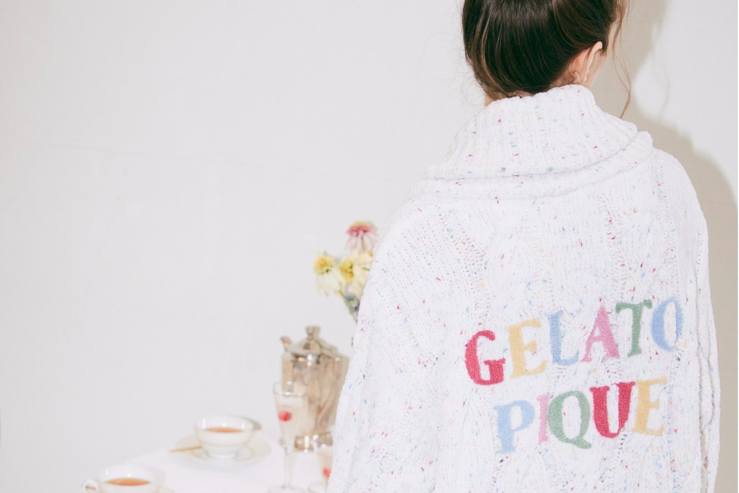 ジェラート ピケから“バースデーケーキ着想”ルームウェア、カラースプレー×ロゴ刺繍入りカーディガン