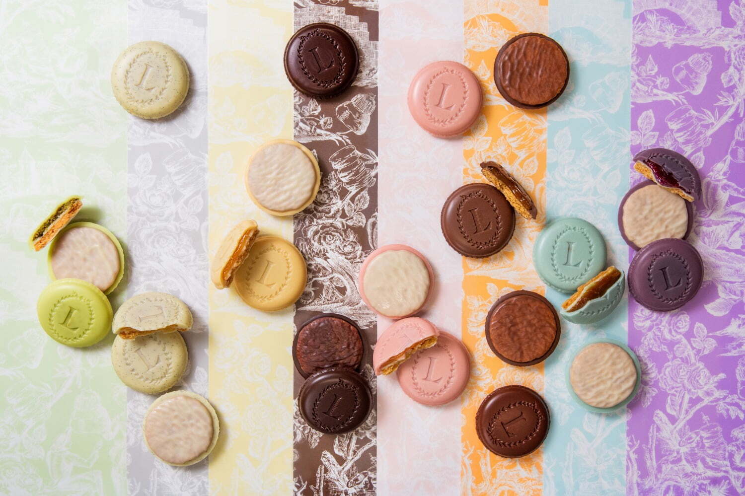 ラデュレ“パステルカラー”の新作スイーツ「ウジェニー」さくさくサブレ×ローズのフィリングなど