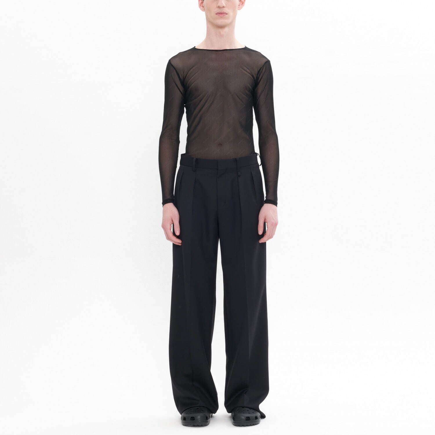 Black Sheer Body Foundation Long Sleeve 24,200円