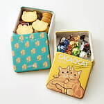 花江夏樹プロデュース「HanaH」×カカオキャットのチョコレート＆クッキー缶、猫型バタークッキーなど｜写真2