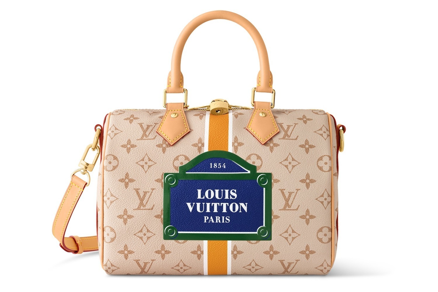 2023-24年秋冬コレクション｜ルイ・ヴィトン新作ウィメンズバッグ、“パリの標識”モチーフのロゴ×ベージュのモノグラム・キャンバス