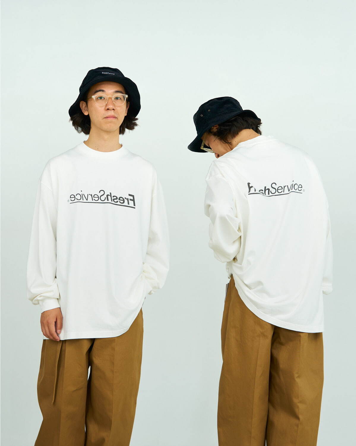 ブラームス ルーツストック for フレッシュサービス L/S PRINT Tee 16,500円