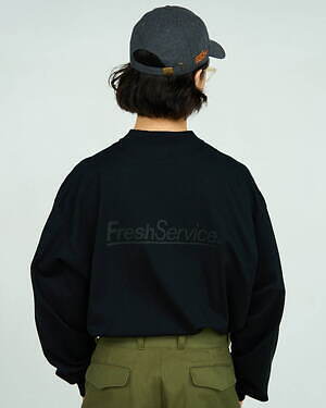 フレッシュサービス×ブラームス ルーツストック、タフで上質な“反転ロゴ”入りロングTシャツ｜写真9