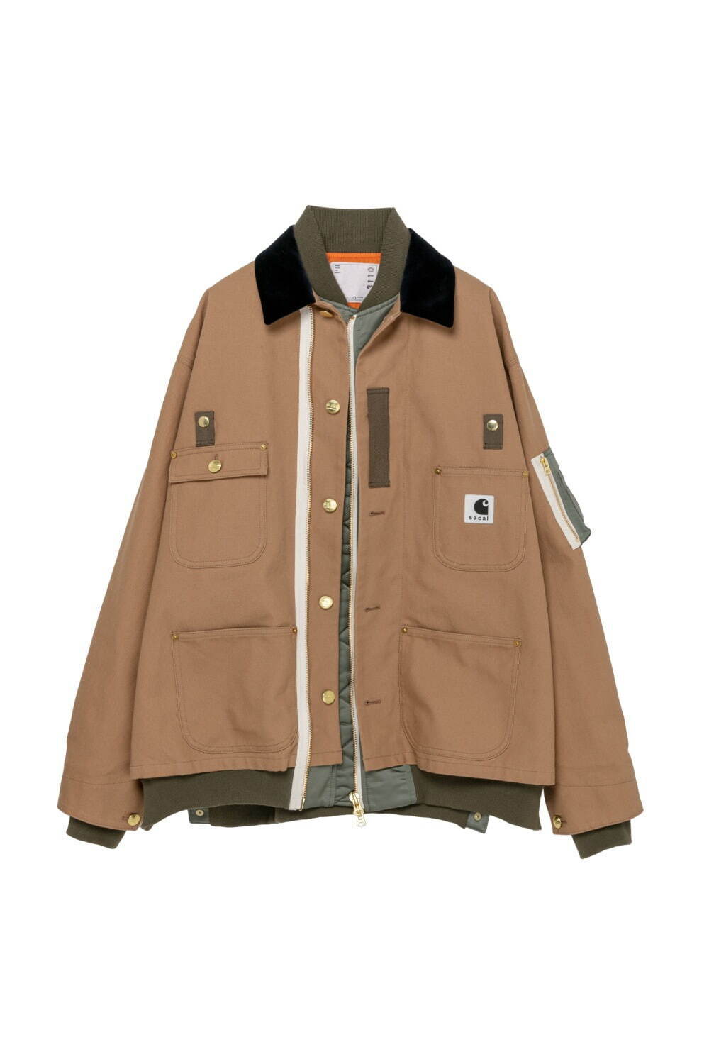 写真42/89｜sacai × カーハート WIPのコラボウェア、“ミリタリー