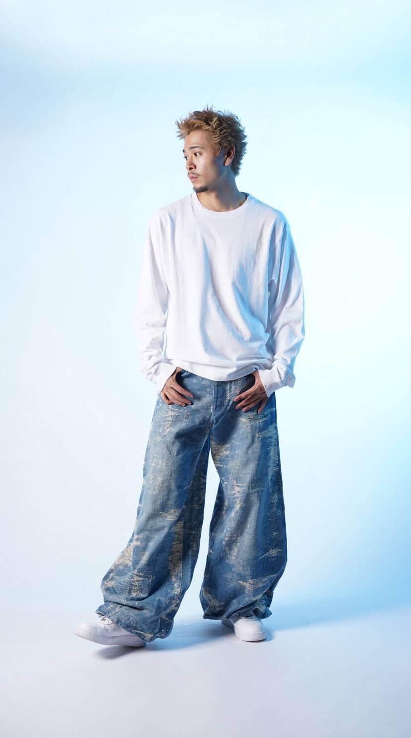 TAAKK x HYPE DROP WIDE FIT DENIM PANTS "BLEACH" 63,800円